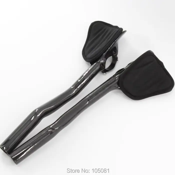 Guidon de vélo de route en fibre de carbone, triduvet contre la montre, 3K UD 12K, guidon de repos d