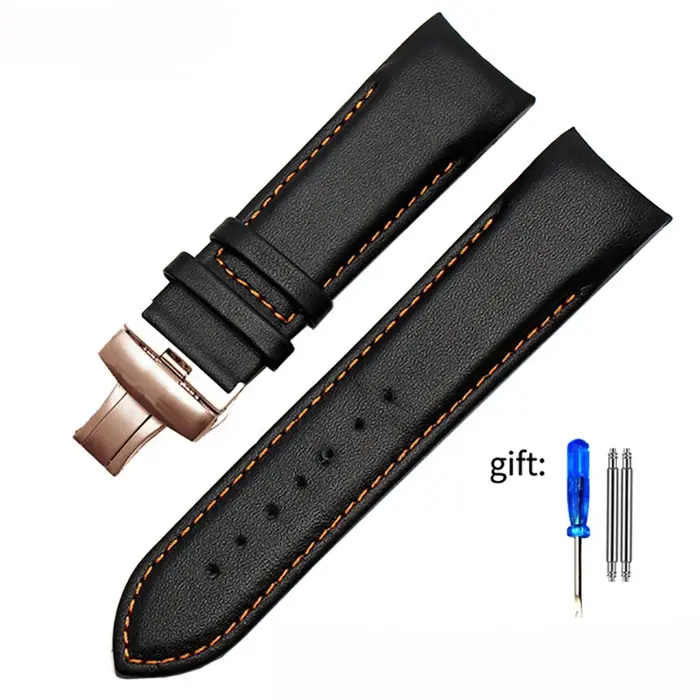 Bracelet de montre en cuir véritable pour hommes avec pin buckle pour montres Tissot 1853 COUTURIER élégant et durable pour occasions formelles et informelles