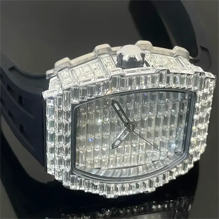 Montre Glacée de Luxe pour Homme