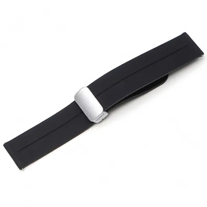 Bracelet de montre pour Omega X Swatch, joint MoonSwatch Speedmaster, extrémité incurvée, caoutchouc