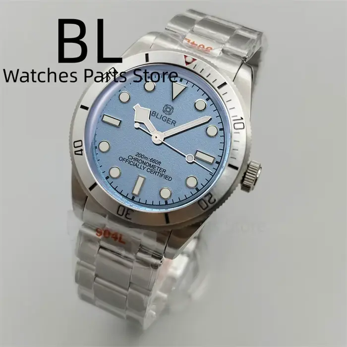 BLIGER – montre-bracelet mécanique Vintage pour hommes