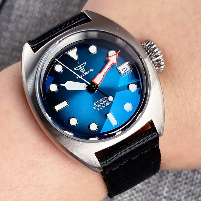 Montre mécanique de plongée militaire pour hommes