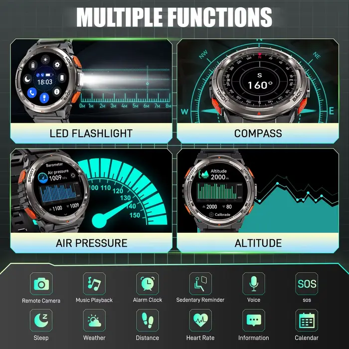 EIGIIS montre intelligente KE5 2024 3ATM étanche conception originale