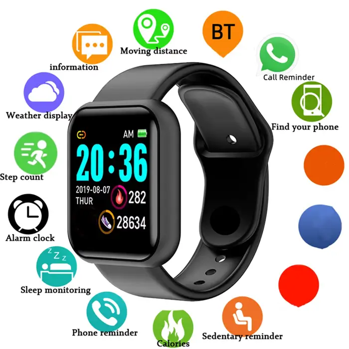 Montre connectée pour femmes et hommes
