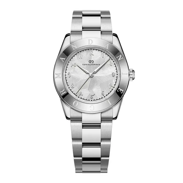 Montre Daniel Gorman Dopamine Series Bracelet Doré Cadran Coloré Luxe Pour Femme Occasions Spéciales