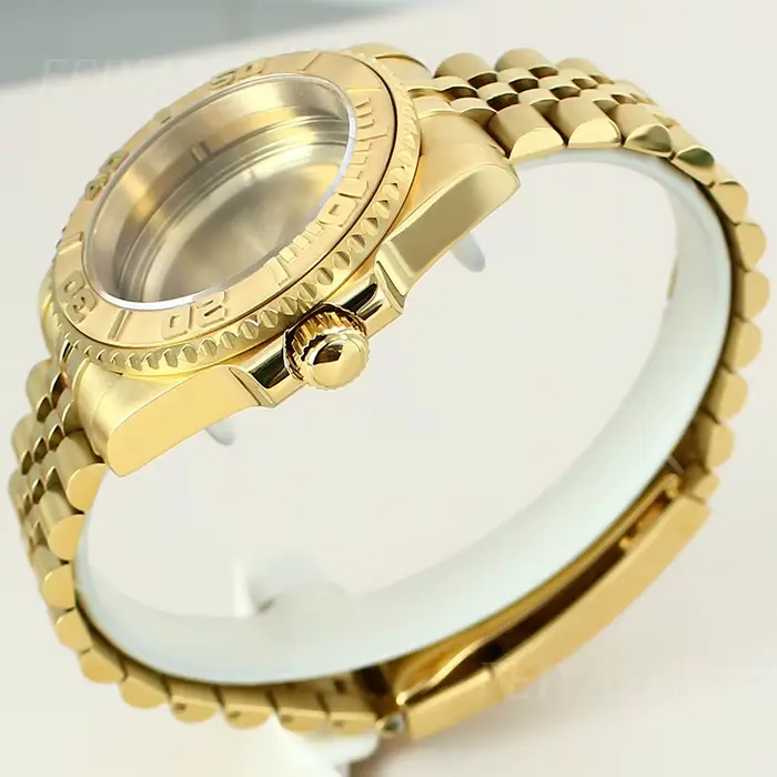 Boîtier de montre en or pour homme