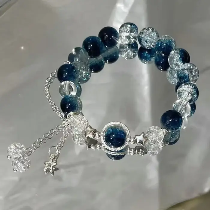 Bracelet à pampilles en chaîne étoile pour femmes