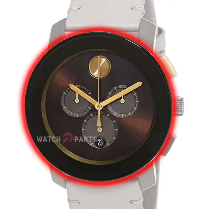 Cristal de saphir bleu ou noir pour remplacement de montre Movado Bold élégant et durable pour homme et femme occasions spéciales