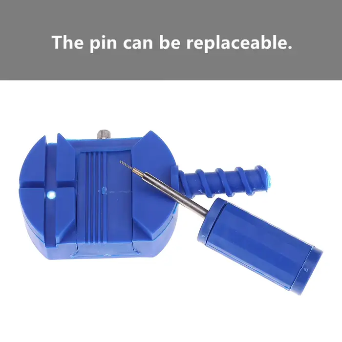 Outil de retrait de maillons de montre en plastique avec broches de remplacement