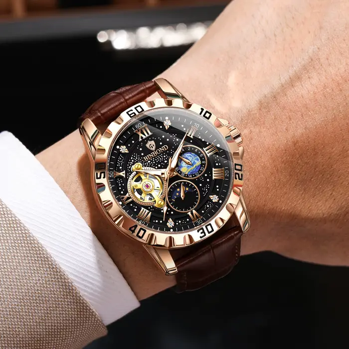 Montre automatique pour homme BINBOND