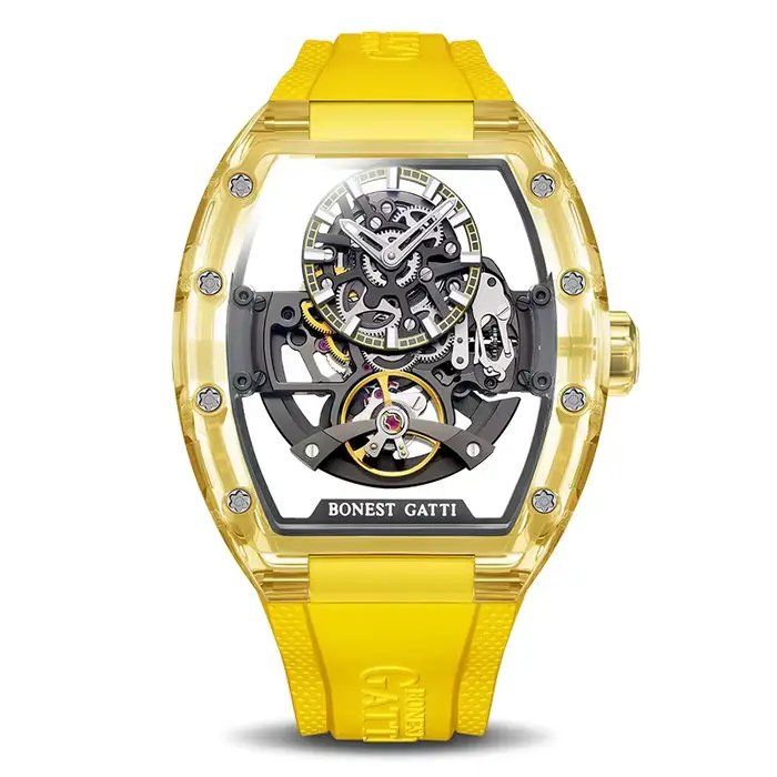 BONEST GATTI nouvelle marque supérieure montre-bracelet mécanique pour hommes montre automatique Ton