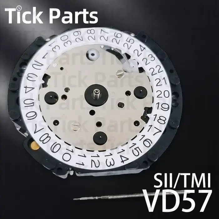 Mouvement à quartz de remplacement TMI VD57B VD57C fabriqué au Japon, chronographe standard à 6 aigu