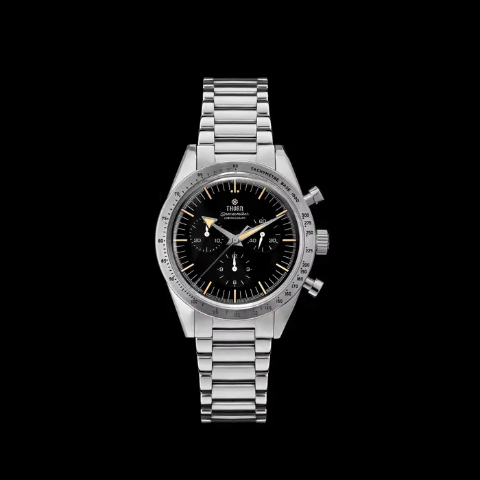 Thron T026 38mm montre saphir cristal 316L acier inoxydable PT5000/suisse Ronda mouvement automatiqu