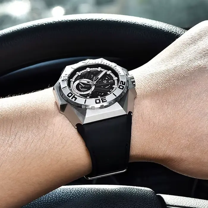 PAGANI DESIGN hommes montre-bracelet mécanique haut de gamme 100M étanche squelette montres automatiques de luxe montre