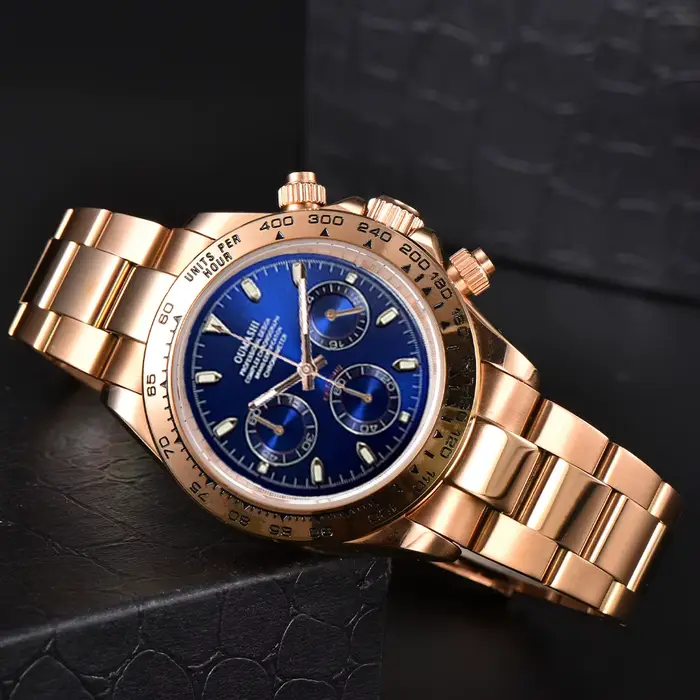 Montres 39.3mm montre de luxe chronographe pour hommes