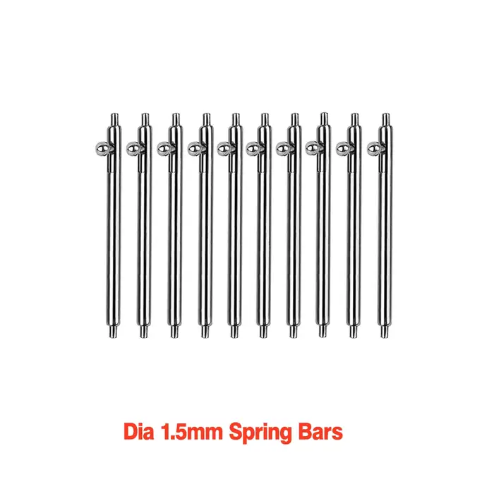 Barres à ressort à dégagement rapide, diamètre 1.5mm, adaptées aux broches de lien de Bracelet de mo