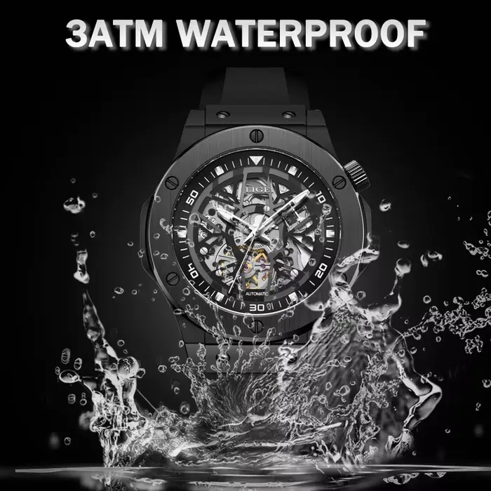LIGE – montre automatique pour hommes