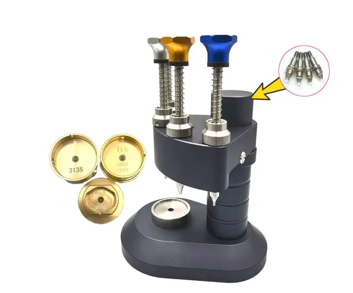 Outil de réparation de montre presse-aiguilles NH35 pour horlogers et amateurs avec conseils d'entretien polyvalents pour divers mouvements horlogers