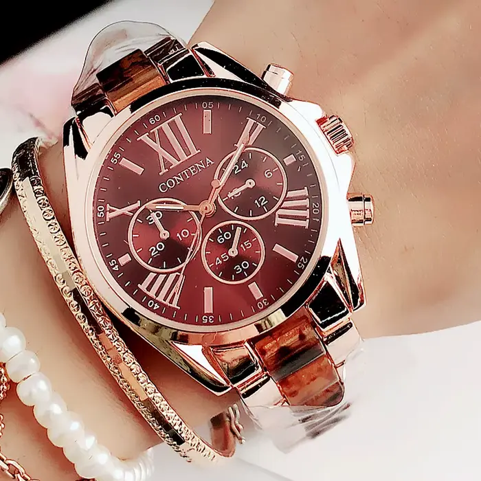 Nouvelle montre femmes en acier inoxydable montres en céramique dames