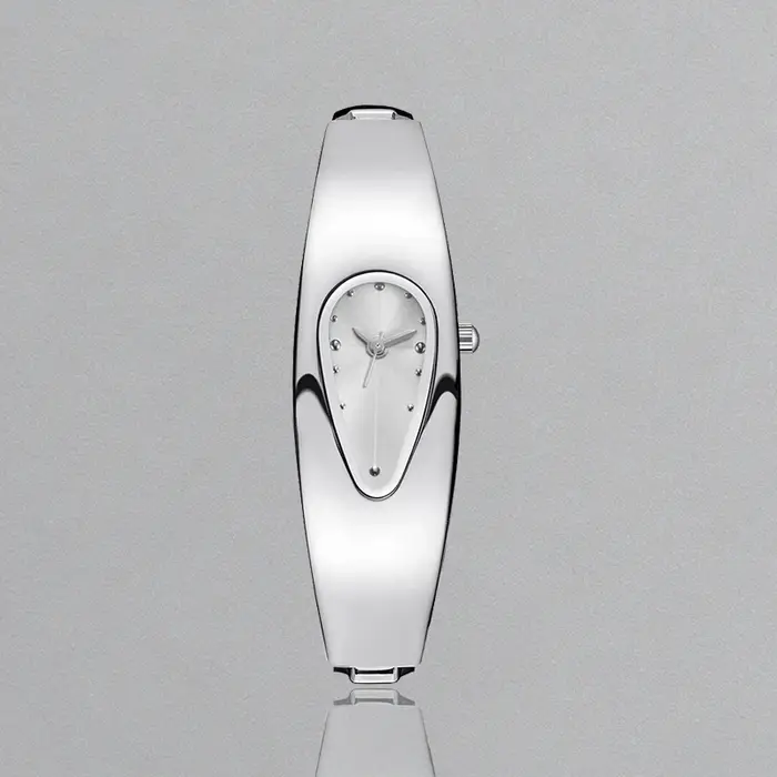 Montre DRNATA en acier inoxydable pour femmes, élégante et résistante à l'eau pour diverses occasions spéciales