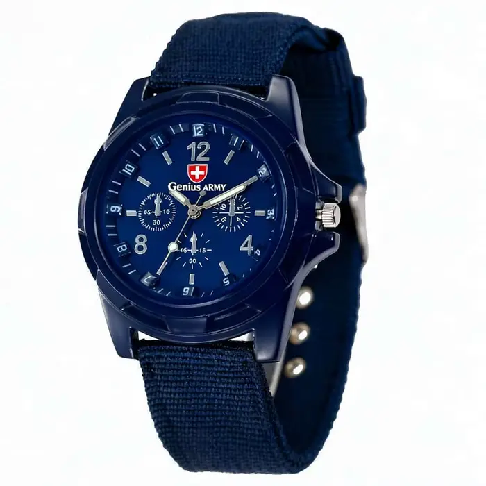 Montre militaire pour hommes, marque supérieure, vert armée, sport, analogique, Quartz, bracelet en