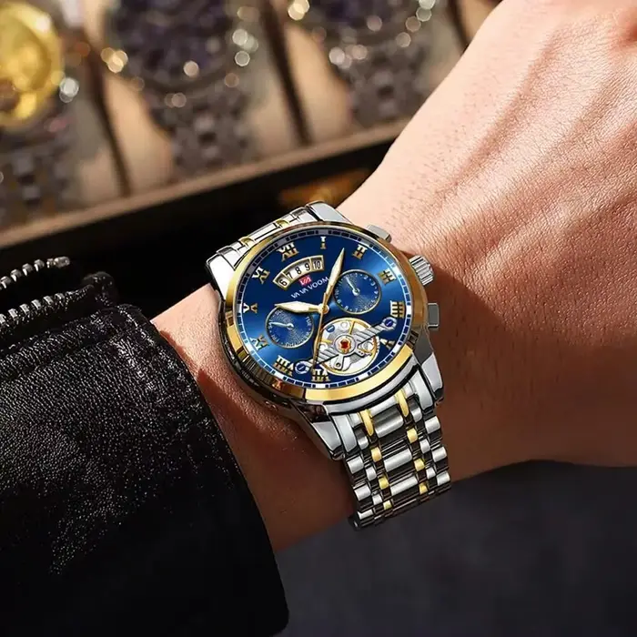 Relogio Masculino Top marque hommes montre de luxe en acier inoxydable Luminescence horloge décontracté Chic 3Bar
