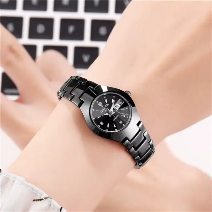 Montre de couple étanche pour hommes et femmes