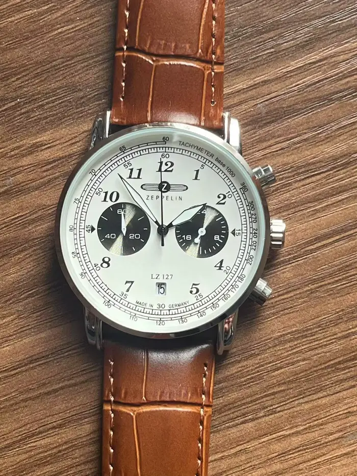 Montre-bracelet automatique Zeppelin 2025, date, trois aiguilles, chronométrage multifonctionnel, af