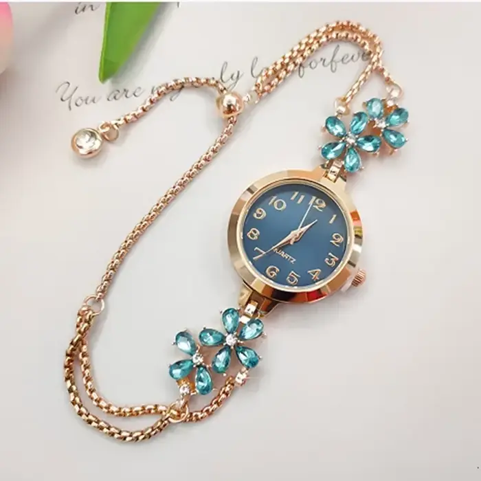 1 pièces femmes montres marque Vintage Strass