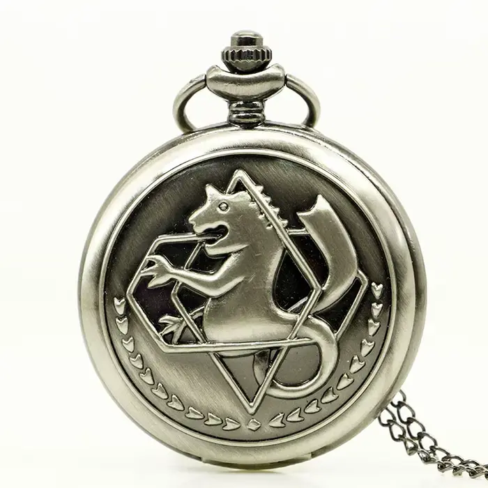 Montre de poche vintage Full Metal Alchemist Edward Elric Cosplay