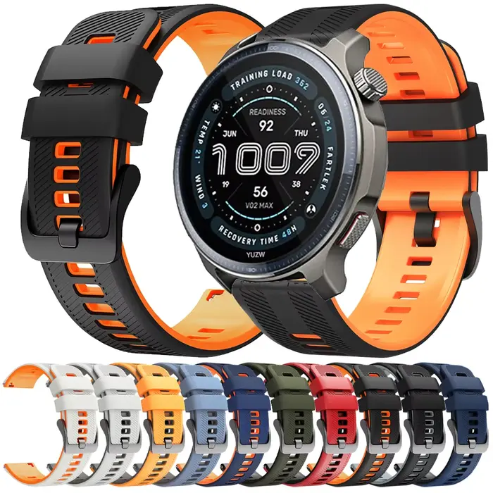 Bracelet de sport en Silicone de 22mm