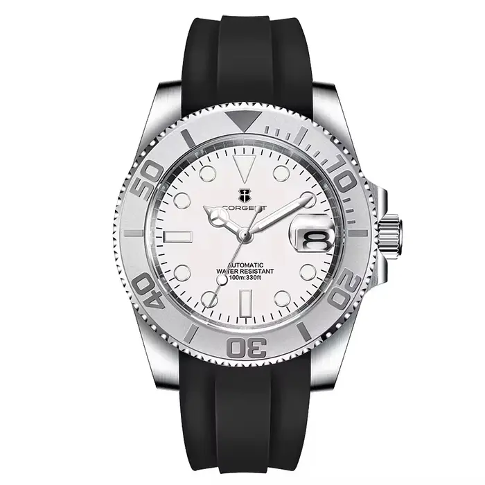 Montre-bracelet mécanique automatique Corgeut pour homme