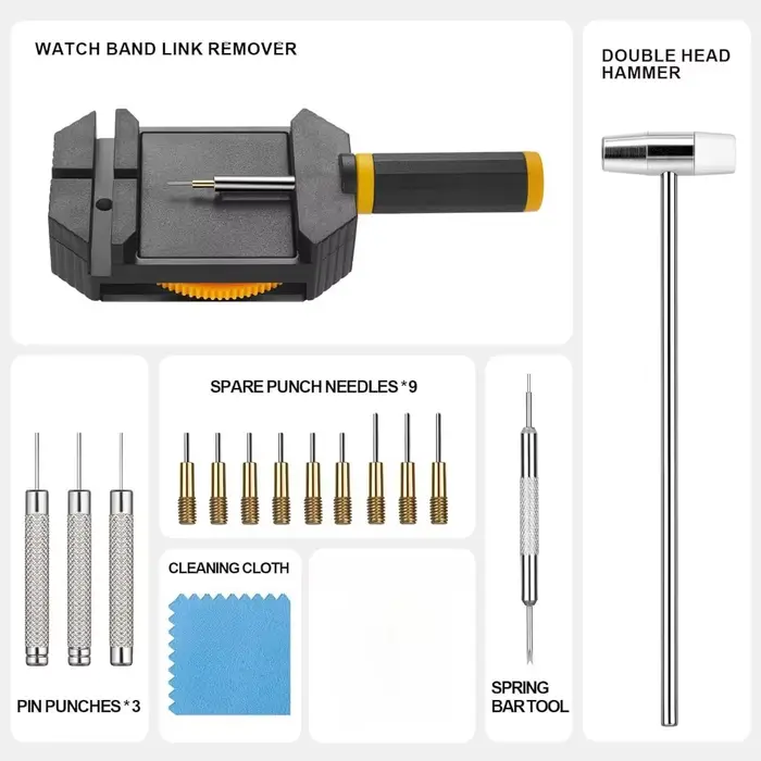 Kit de retrait de maillons de montre