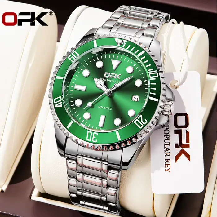 OPK 8118 montres originales pour hommes, montre-bracelet à Quartz de luxe de marque supérieure, cale