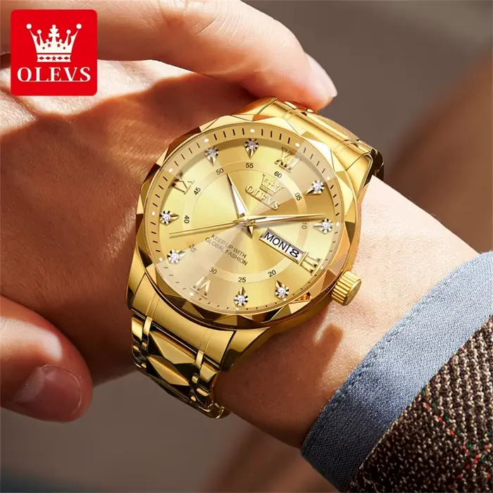 Montre à quartz OLEVS 5609 pour homme