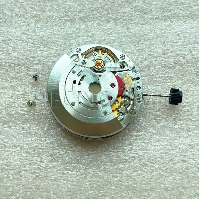 Dandong VS - 3135 : Le mouvement mécanique automatique de haute précision avec ressort bleu 3H Date blanche Mod Mechanisme de remplacement