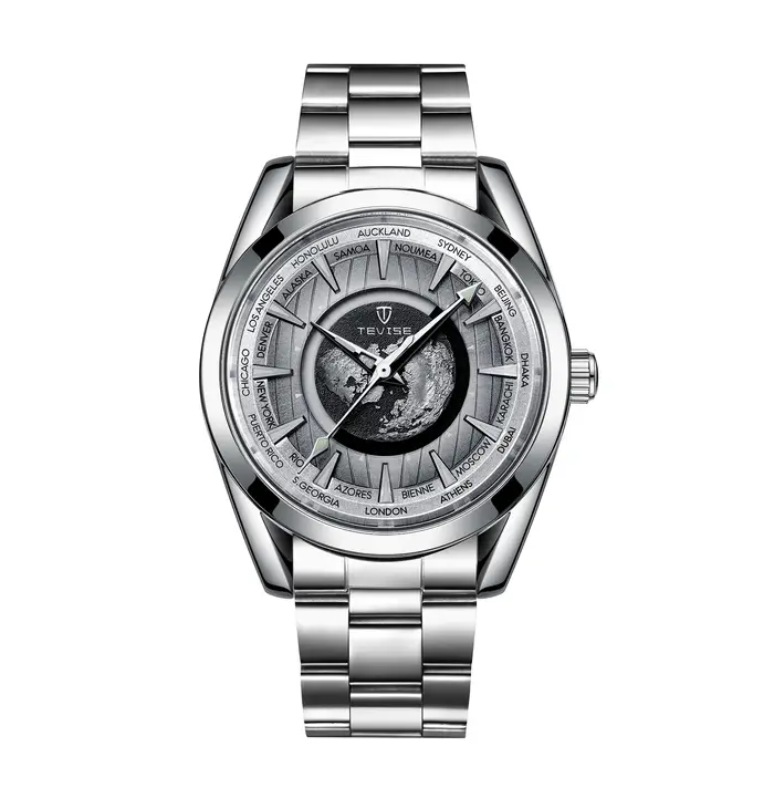 TEVISE – montre mécanique automatique de luxe pour hommes