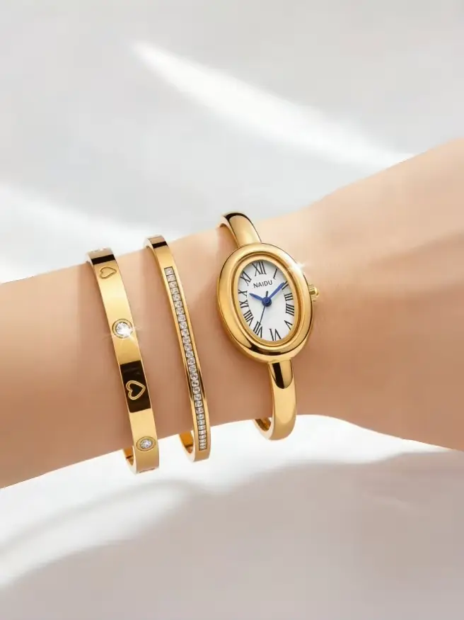 Ensemble de 3 montres-bracelets décontractées