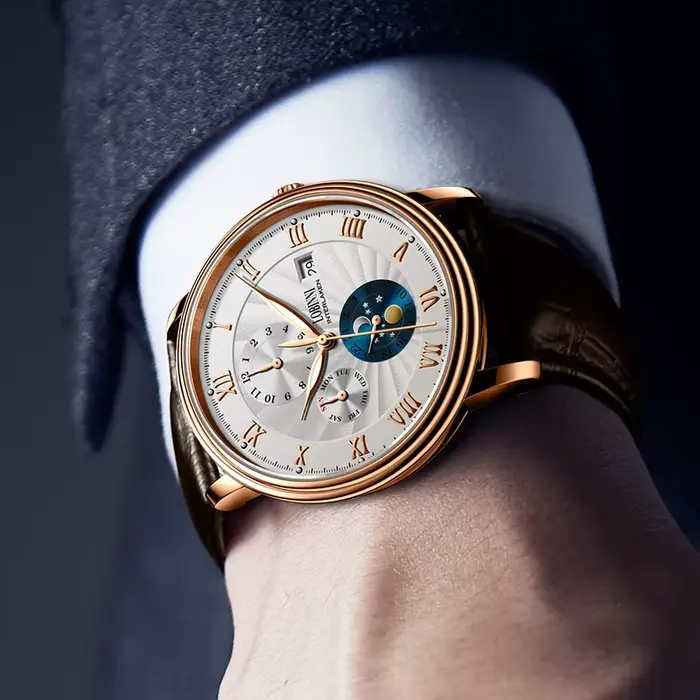 LOBINSettlement-Montre-bracelet de marque de mode pour hommes