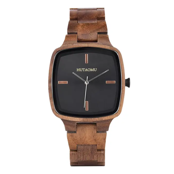 DODO DEER-Montre en bois pour hommes et femmes, cadeau personnalisé, livraison directe