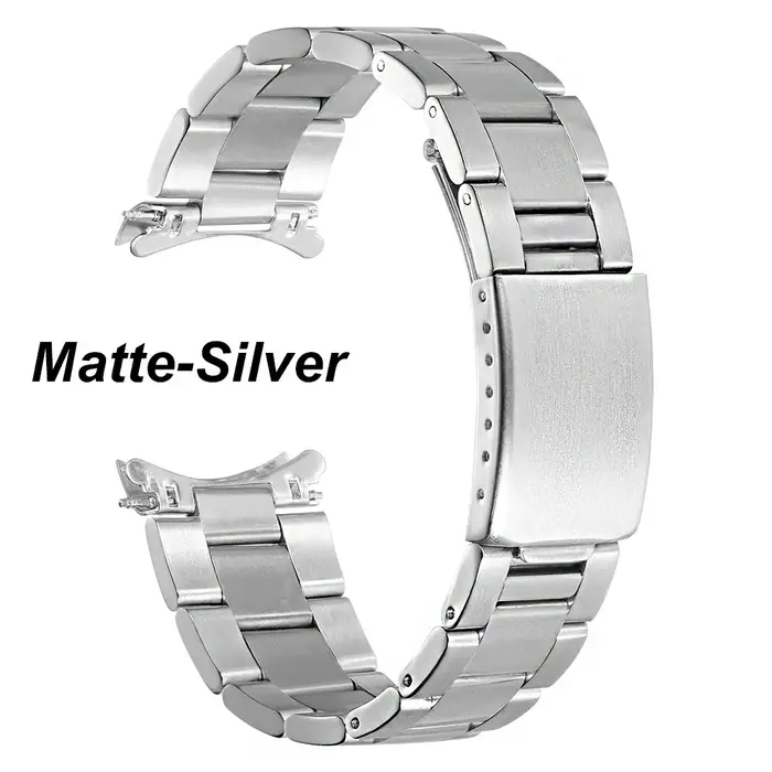 Bracelet de montre à extrémité incurvée de luxe