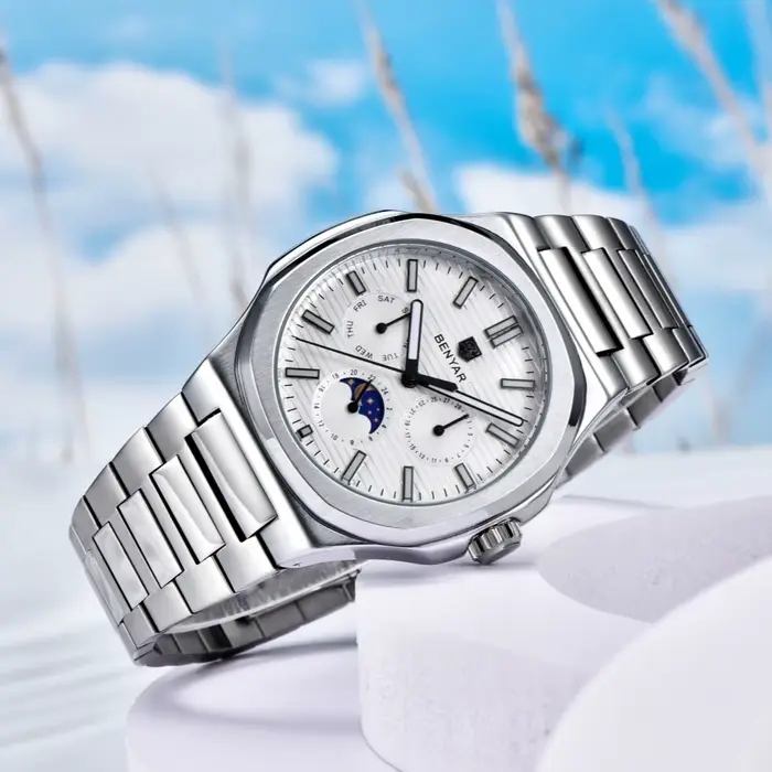 Montres à quartz BENYAR 5226 pour homme