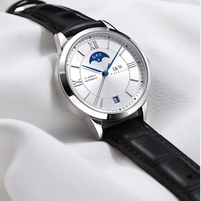 CARNIVAL marque de luxe montre mécanique pour femmes dames mode saphir mouvement automatique montres étanche Reloj Mujer