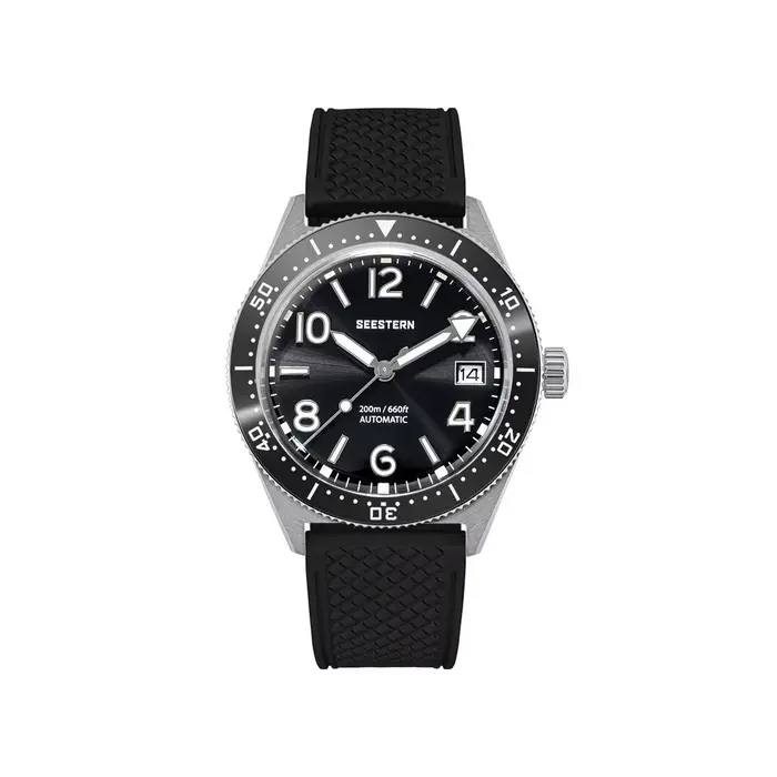 SEESTERN Diver hommes montre automatique mécanique montres NH35 mouvement lunette en céramique 20Bar