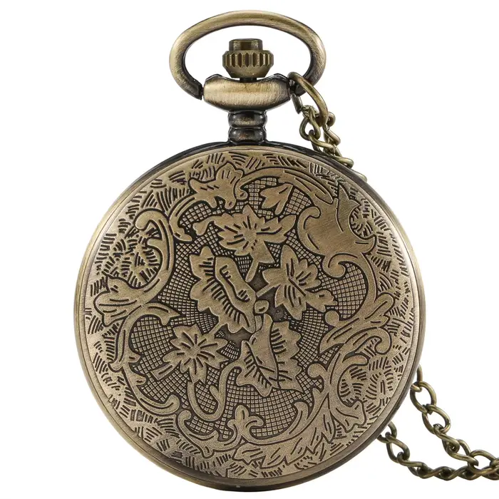 Montre de poche à Quartz en Bronze