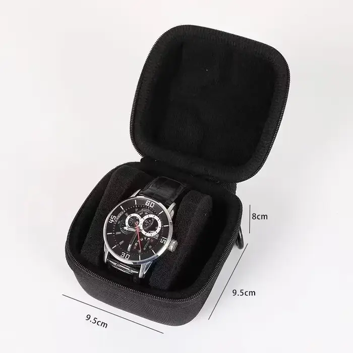Boîte de montre organisateur pour hommes ou femmes, étui de voyage, rangement Portable, présentoir d