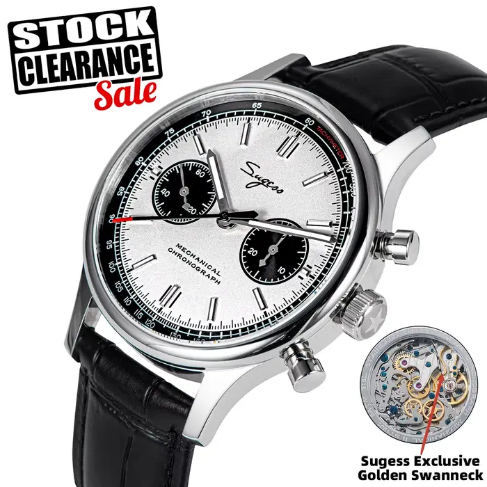 Sugess-Montre Pilote pour Homme