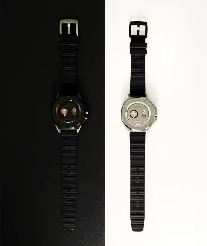 Montre à quartz pour homme Daniel Gorman Gravity Series - Cadran bleu glace Uranus