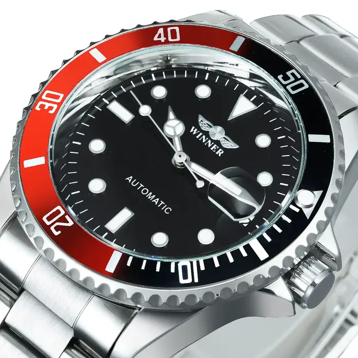 Montre mécanique automatique pour homme, résistante aux chocs, idéale pour occasions spéciales, cadeau professionnel et sportif