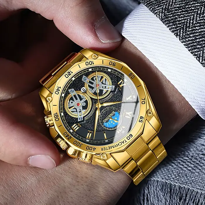 Montre à Double Tourbillon pour hommes